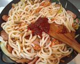 辣味起司烏龍麵的食譜步驟6照片