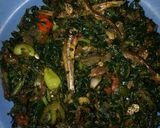 Foto langkah ke 6 dari resep Oseng daun pepaya teri petai.