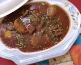 A picture of step 7 of Special Aloo Gosht.