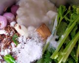 A picture of step 1 of Coconut Chutney Green.