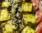 A picture of step 19 of Palak Paneer.