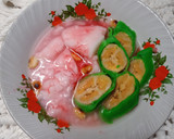 Foto langkah ke 6 dari resep Es Pisang Ijo Dadar.