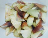 Hình bước làm 3 của món Cà tím xào bò băm
