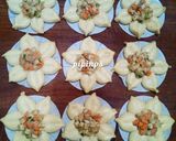Foto langkah ke 5 dari resep Flower Ragout Bread 🏵🌻🌼🌸.