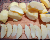Foto del paso 5 de la receta: PANQUEQUE DE MANZANA CON HARINA DE AVENA Y CARAMELO.🍎🍎🍎🍎🥰😍🤭🤭🤭