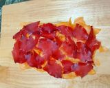 Foto del passaggio 3 della ricetta Carpaccio di melone e bresaola
