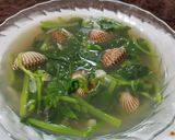 Foto langkah ke 6 dari resep Sayur Bayam Bening Kerang Dara.