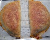 Une image de l'étape 9 de La calzone poulet merguez.