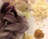 A picture of step 3 of Paneer pulav.