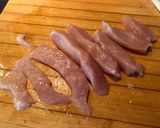 Sajtos, baconos csirkemell rizibizivel recept fázis 1 fotója
