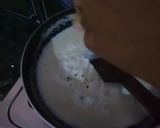 A picture of step 1 of Rava Balushahi.