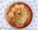 清炒蝦仁雞肉起司義大利麵（也能做寶寶副食品）的食譜步驟5照片