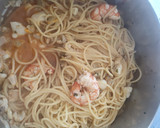 Foto del paso 7 de la receta: Spaghetti alla marinara (con sepia, gambones y almejas)