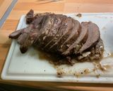 Une image de l'étape 19 de Rôti de sanglier mariné, carottes et lard fumé.