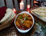 A picture of step 7 of Chicken tikka karahi in one hour.