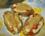 Hình bước làm 2 của món Bánh mì nướng sốt mayonnaise
