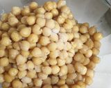 A picture of step 2 of Mix Plate Chana Chaat.