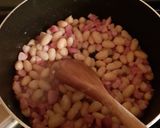 A picture of step 4 of Spinach, Pancetta and Cannellini Beans.