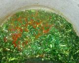 A picture of step 7 of Afang soup.