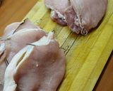 Sajttal, sonkával töltött rántott karaj recept fázis 3 fotója