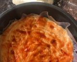 A picture of step 6 of Pizza Cake.