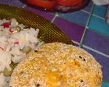 Foto del paso 8 de la receta: Hamburguesa de calabaza con corazón de queso