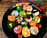 A picture of step 5 of Temari Sushi🌈.