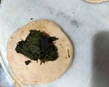 A picture of step 4 of Bathua ki kachori.
