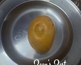 A picture of step 1 of 5 minutes Mango and Karpooravalli Banana Smoothie.