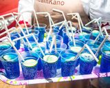 A picture of step 1 of Blue Hawaii.