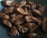 A picture of step 4 of Mongolian Beef.