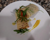 Foto del paso 1 de la receta: Crujiente de parmesano con carpaccio de ternera y vinagreta