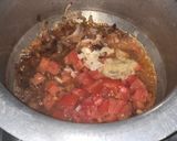 A picture of step 1 of Gobhi Qeema.