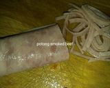 Foto langkah ke 2 dari resep Resep spaghetti creamy mushroom pasta 🍄.