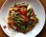 รูปขั้นตอนการทำที่ 5 ของ แหนมผัดไข่พริกไทยสด #อาหารไทยง่ายๆ