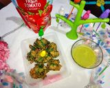 मूंग दाल पालक के क्रिस्पी पकौड़े (Moong dal palak ke crispy pakode recipe in hindi) रेसिपी चरण 5 फोटो