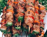 Hình bước làm 5 của món Thịt nướng xiên que