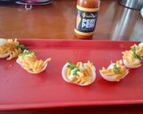 A picture of step 4 of Pasta boat bites.