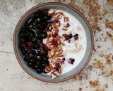 Foto del paso 5 de la receta: Avena con blueberries y nueces