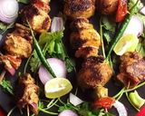 A picture of step 3 of Tandoori aloo.