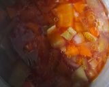 A picture of step 5 of Minestrone Soup From Homemade Vegetable Stock.