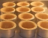 Foto langkah ke 3 dari resep Buttery Pudding Chocolate Mouse Cookie Cup.