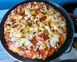 A picture of step 4 of Quick Pan pizza.