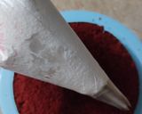 A picture of step 12 of Red velvet cake 🎂🍰.