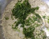 A picture of step 3 of Moong idli.