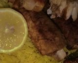 صورة لخطوة 7 من وصفة سمك مقلي مع رز بسمتي 👌🏻🤤