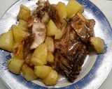 A picture of step 7 of Oven-Baked Chicken with White Wine and Potatoes.