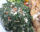 A picture of step 5 of Creamy Spinach Amandine.