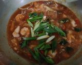 Foto langkah ke 8 dari resep Cumi & Udang Mentega Saus Tiram.