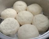 Foto langkah ke 7 dari resep Bakpao Empuk Isi Ayam (Tanpa Mixer).